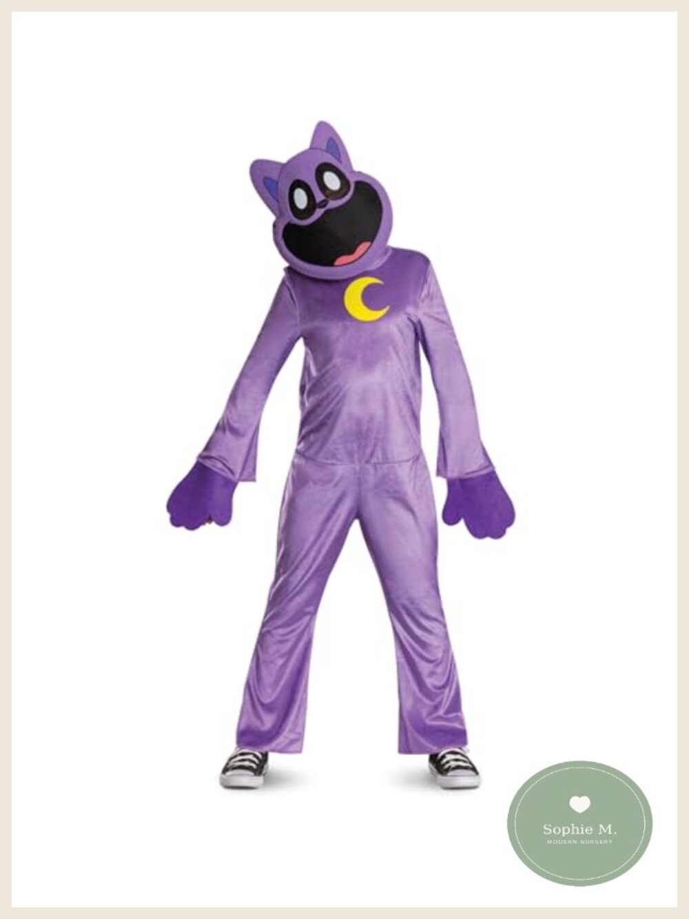 Poppy Playtime Catnap Costume for Kids - Officially Licensed Halloween Cosplay